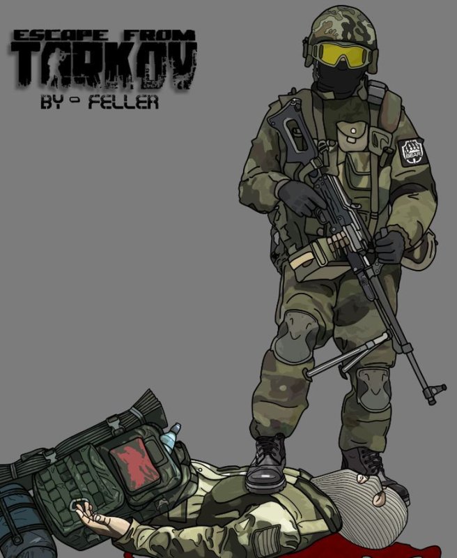 Escape from Tarkov ЧВК Bear Art