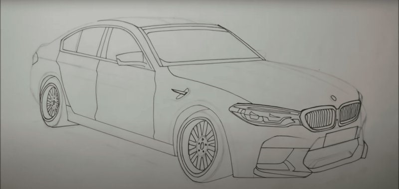BMW m5 Pencil