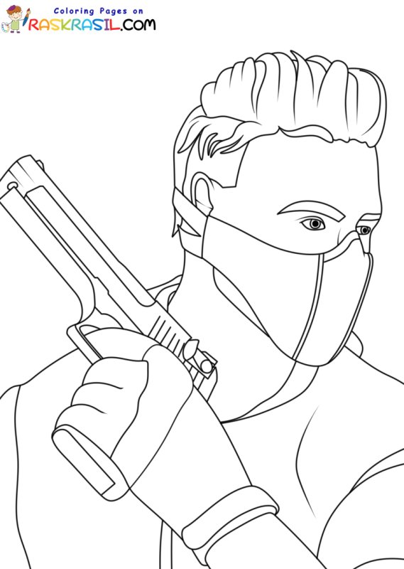 раскраска стандофф