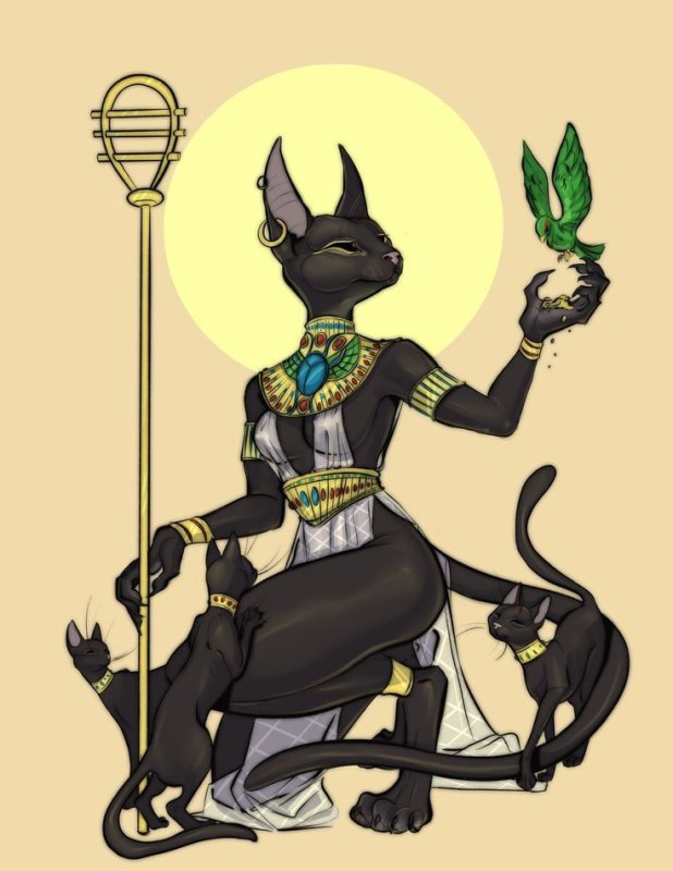 Bastet богиня Египта арт