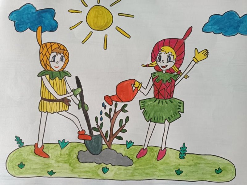 Рисунок на тему Эколята