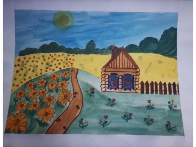 Рисунок на тему Кубань моя Родина