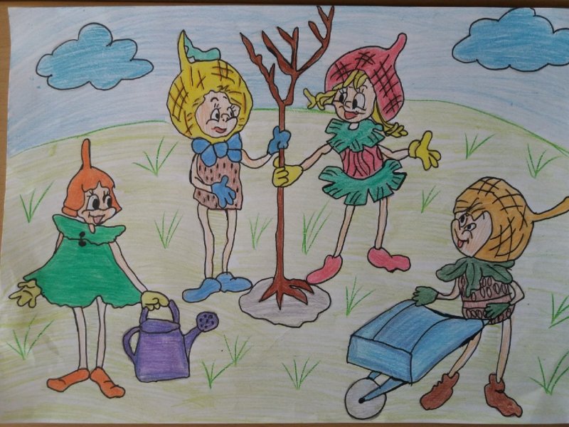 Рисование Эколята