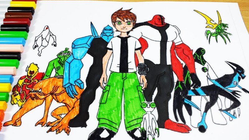 Бен Тен герои