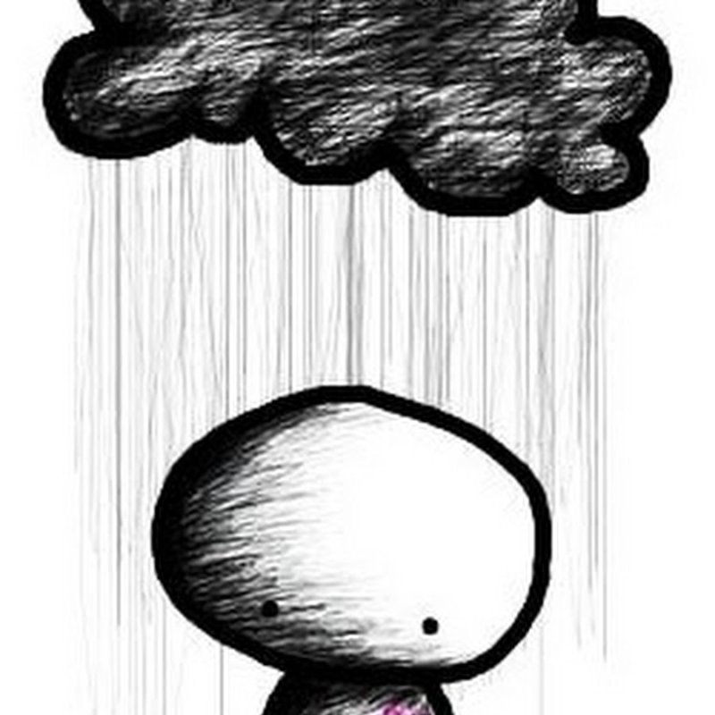 Рисунки для срисовки грустные легкие