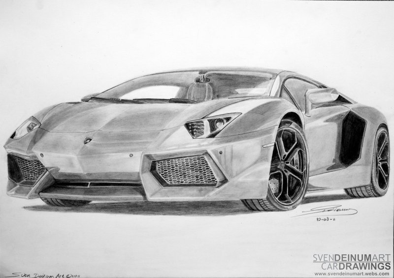Ламборгини рисунок