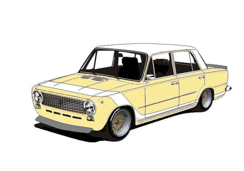 ВАЗ 2101 рисунок