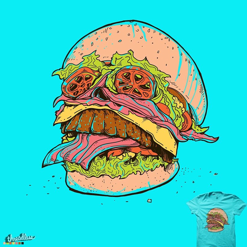 Бургер рисунок