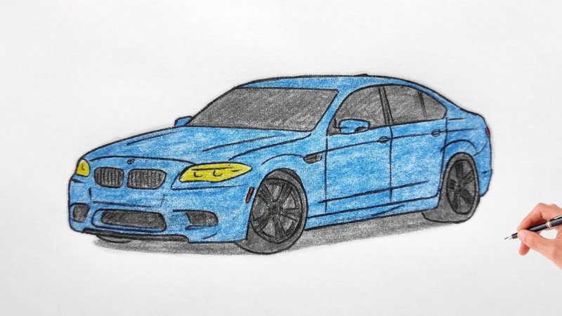 Draw BMW m5