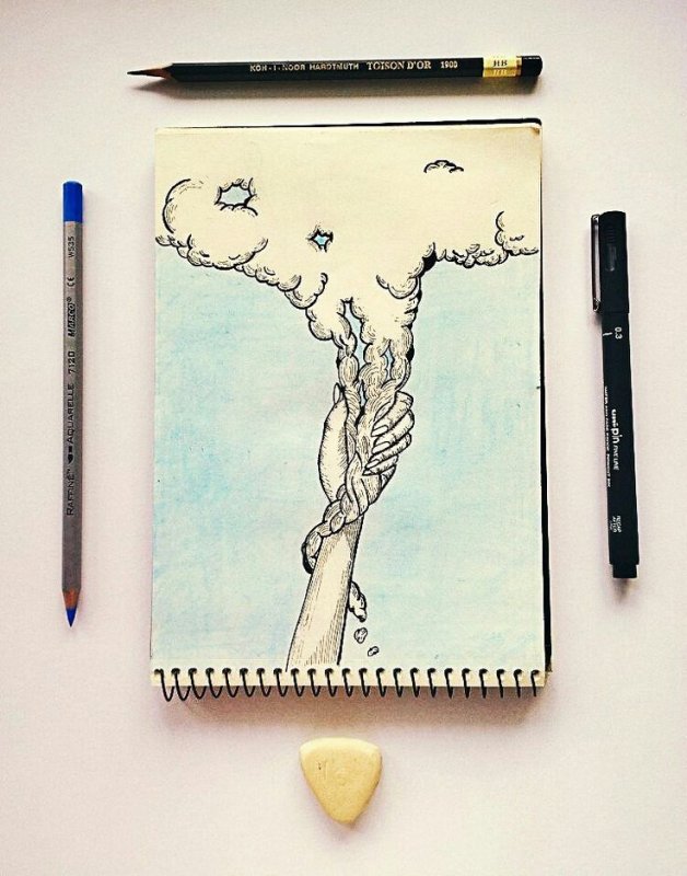 Рисунки для скетчбука лёгкие