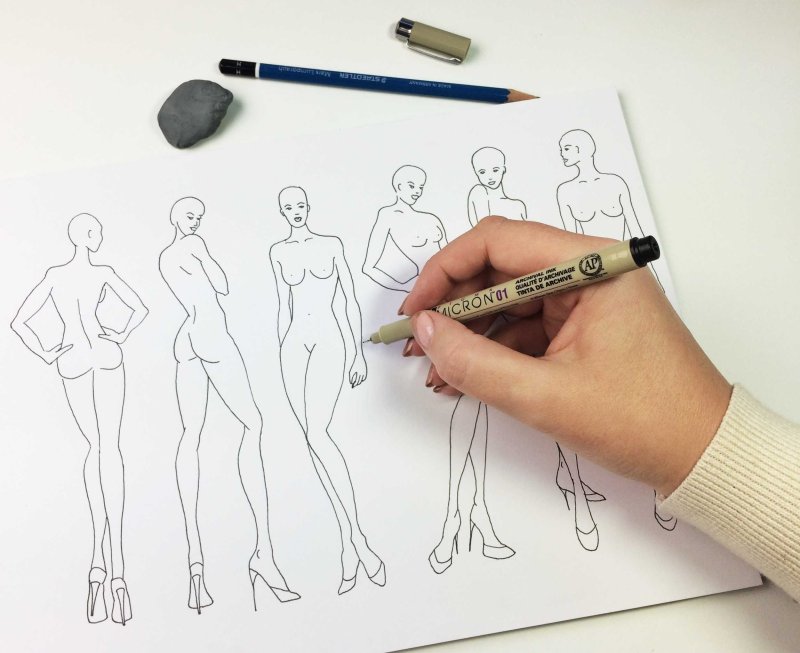 скетчинг рисунки для начинающих