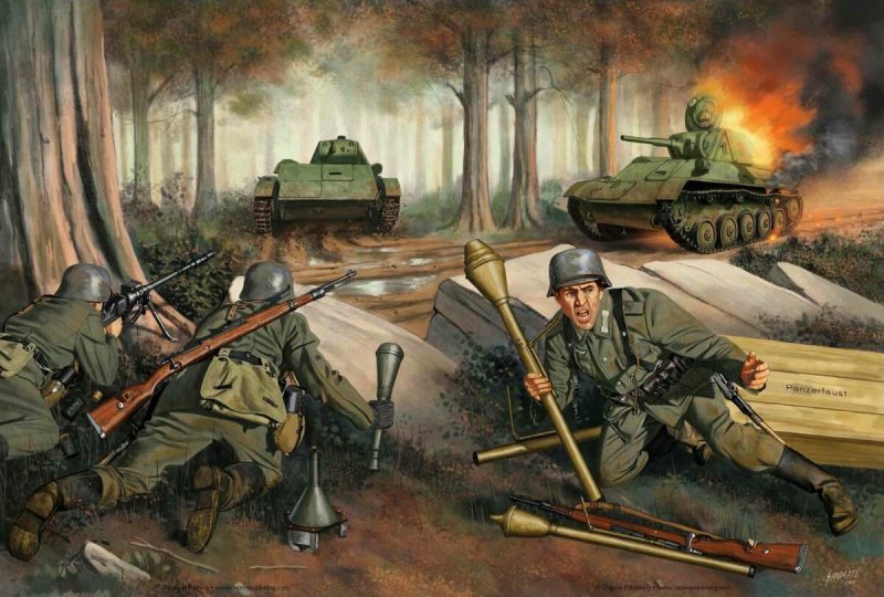 Советский солдат арт ww2