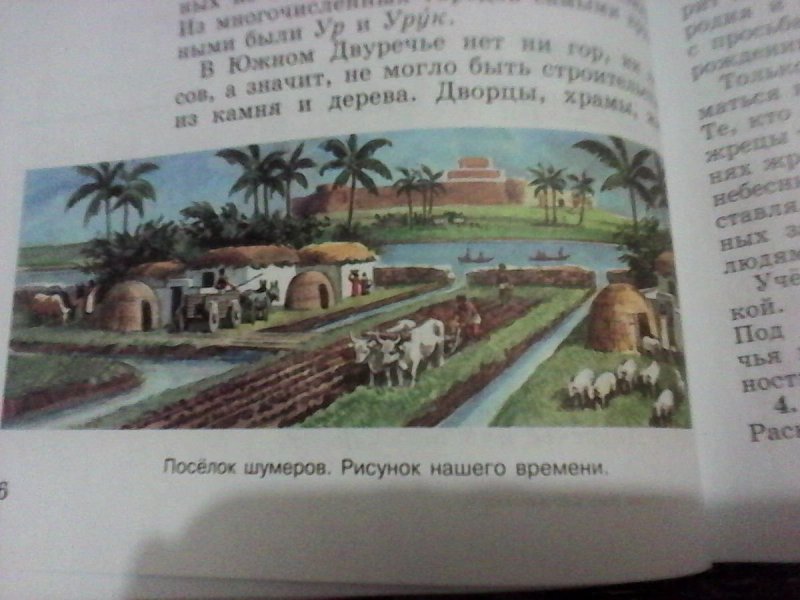 Поселок шумеров рисунок нашего времени