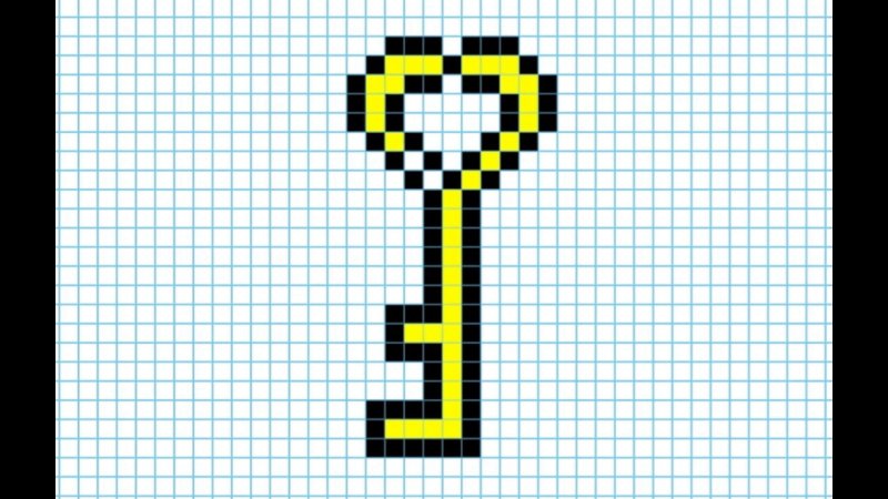 Рисунки по клеточкам маленькие