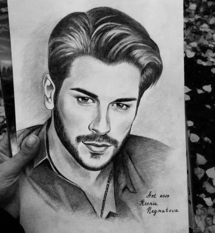 Серкан Болат рисунок