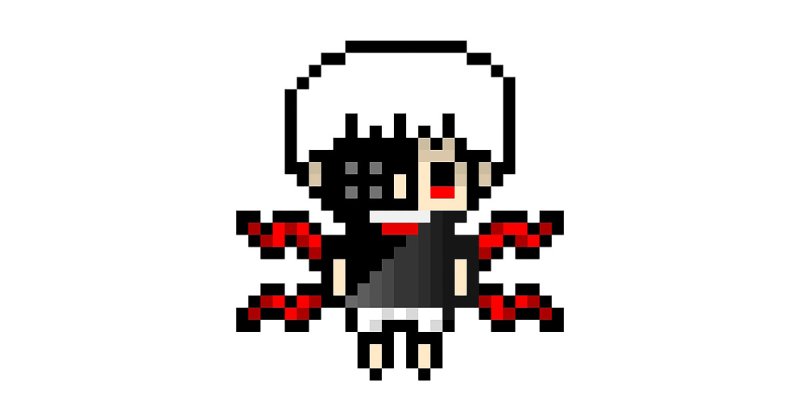 Токийский гуль пиксель