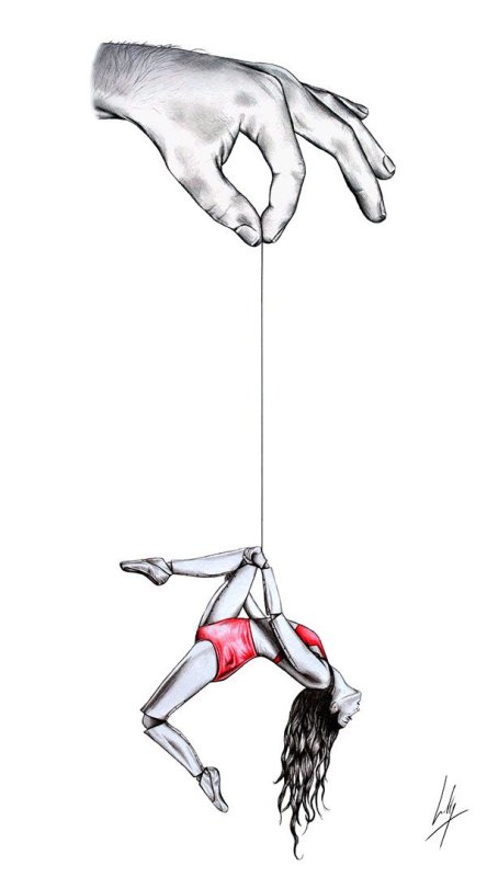 Марионетка рисунок