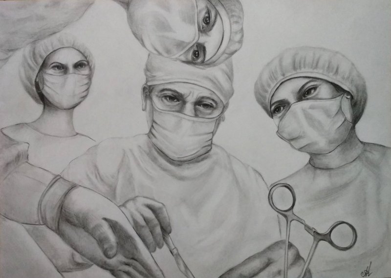 Хирург рисунок