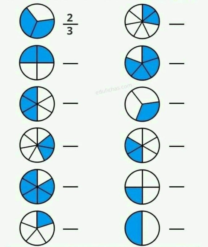 Дроби круги