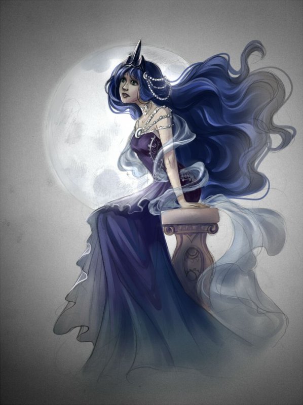 MLP Луна хуманизация