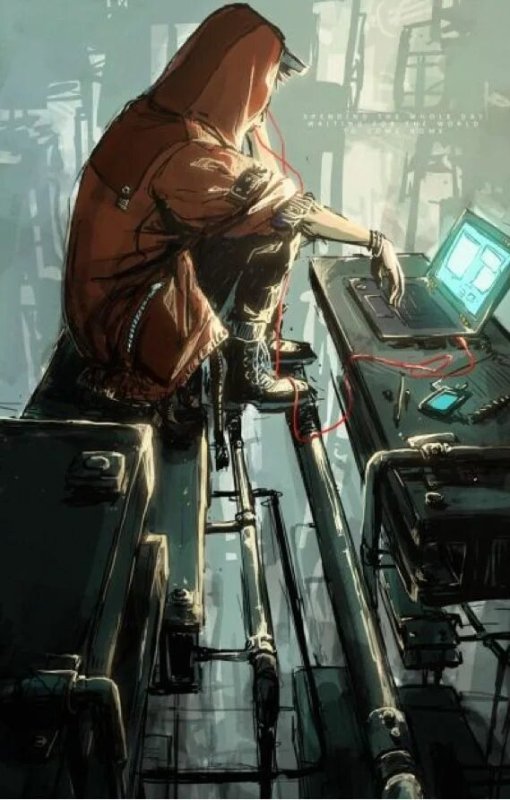 Cyberpunk 2077 хакер