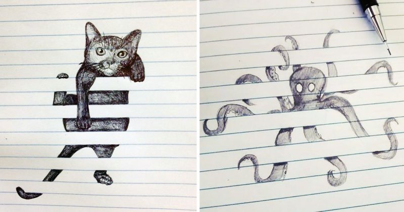 Рисунок ручкой для начинающих