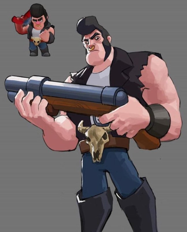 Булл и Кольт 18 шип Brawl Stars