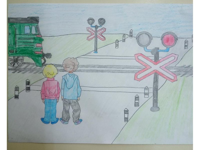 железная дорога глазами детей рисунки