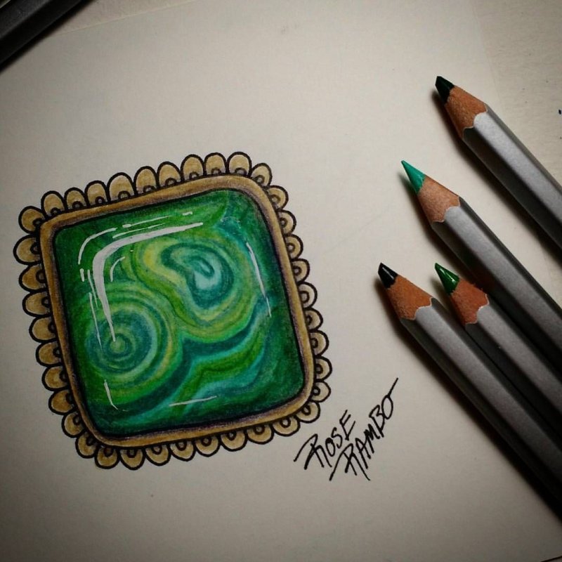 Малахит рисунок камня