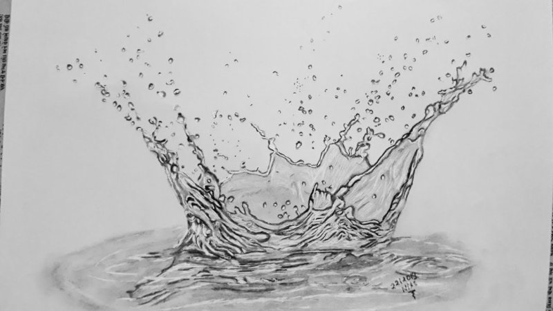 Рисование на воде