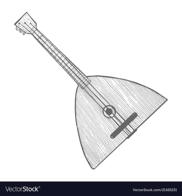 Балалайка рисунок