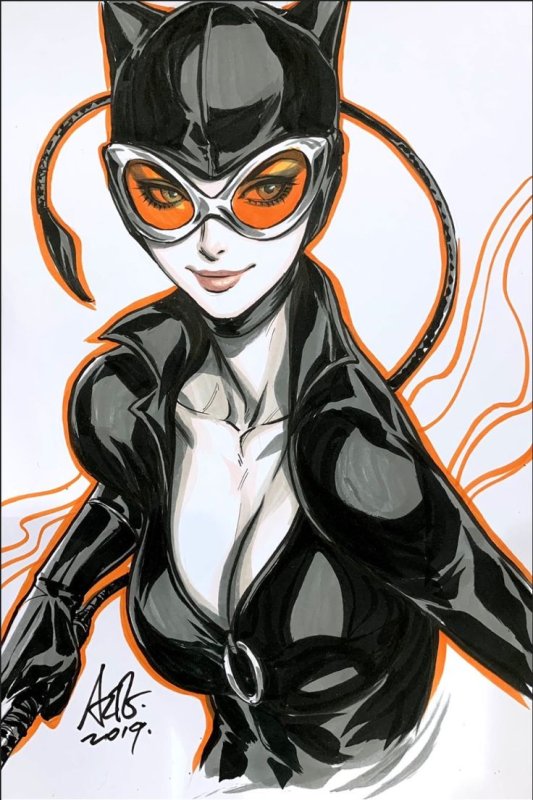 Artgerm Stanley lau Catwoman