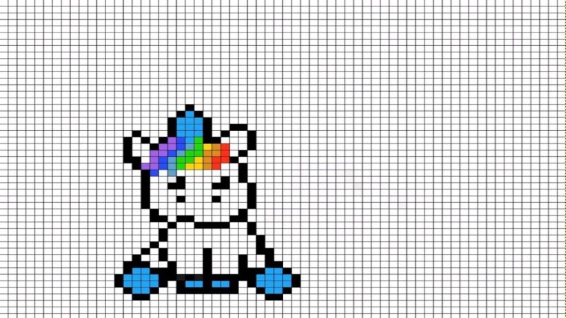 Рисунки по клеточкам маленькие