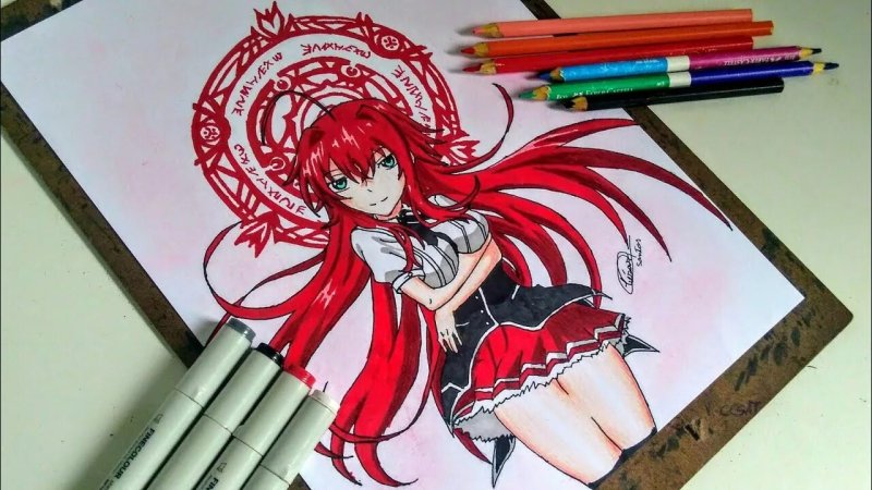 Риас Гремори карандашом