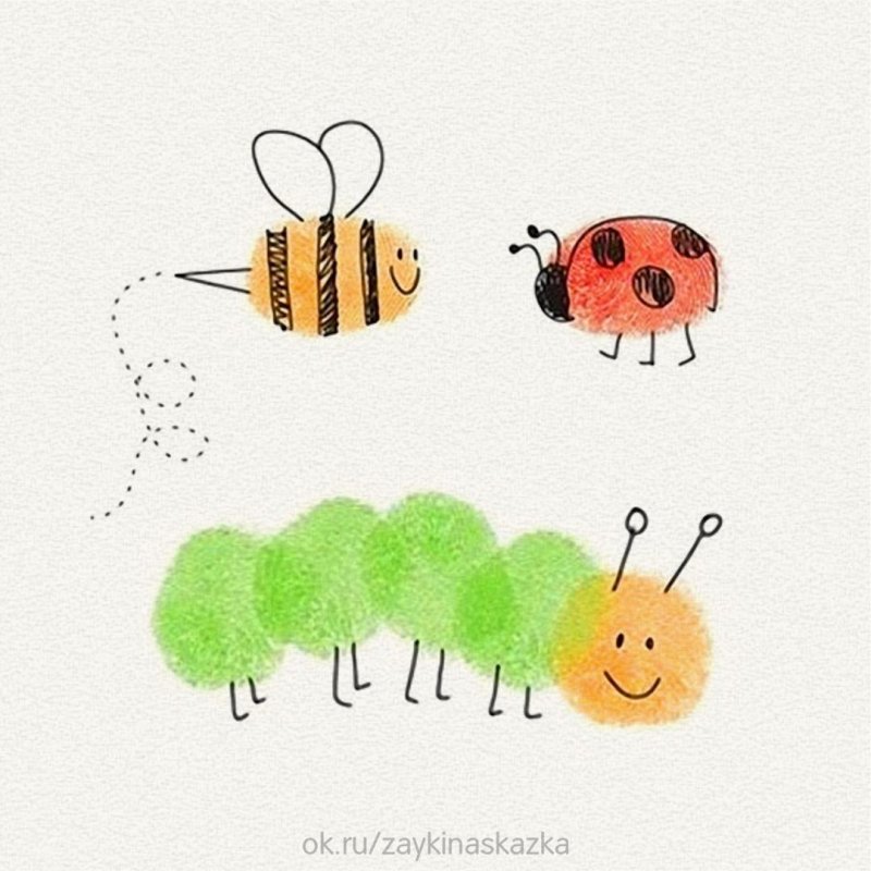 Рисование пальчиками для детей