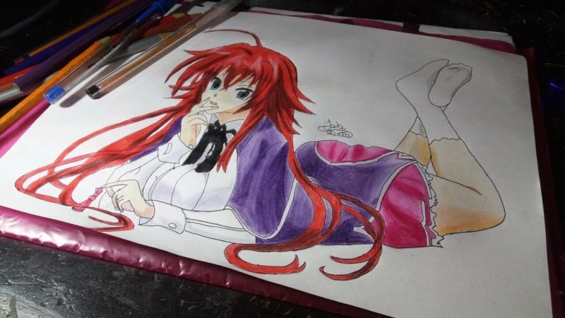 Нарисовать Риас Гремори