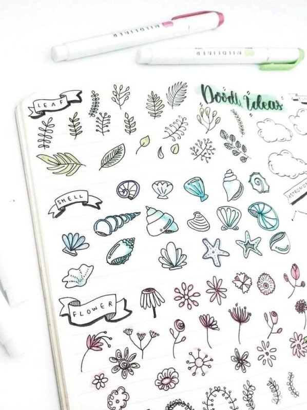 Bullet Journal дудлы