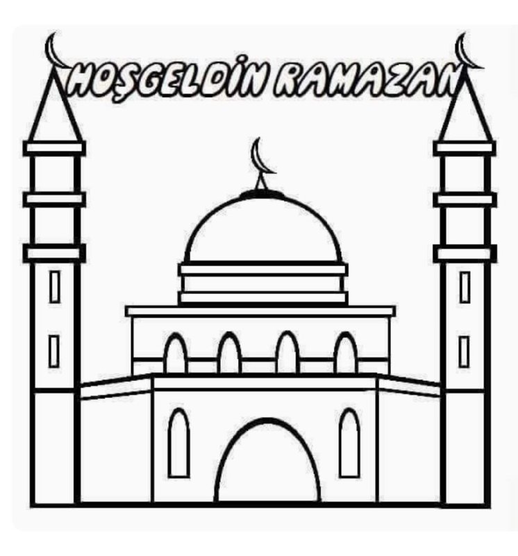 Мечеть для срисовки