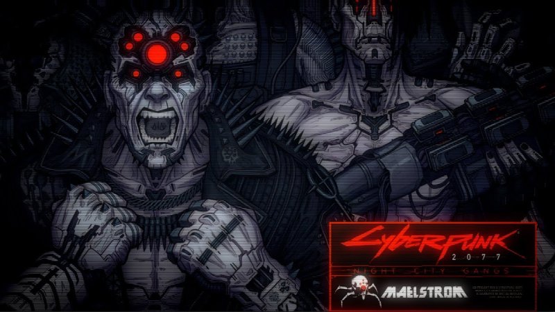 Мальстрем арт киберпанк 2077