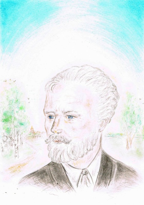 Петр Ильич Чайковский портрет