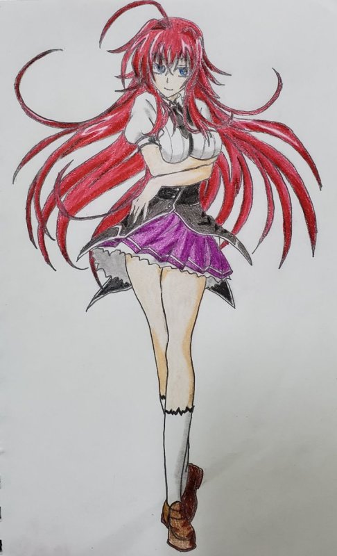 Риас Гремори аниме