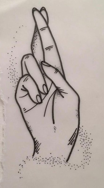 Чёрная ручка для рисования