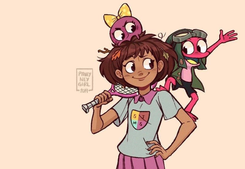Amphibia мультсериал Саша
