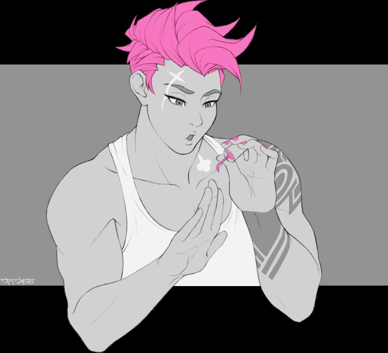 заря овервотч арт