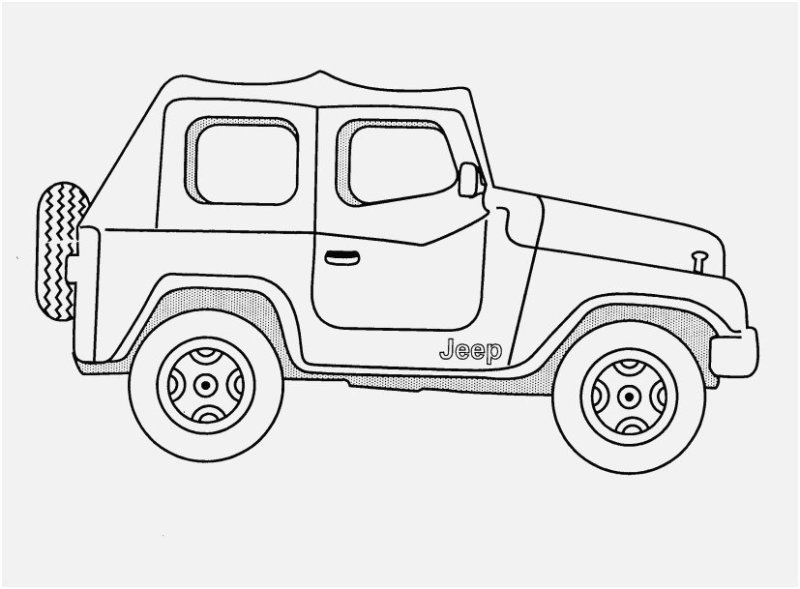 Jeep Coloring Pages Jeep Wrangler