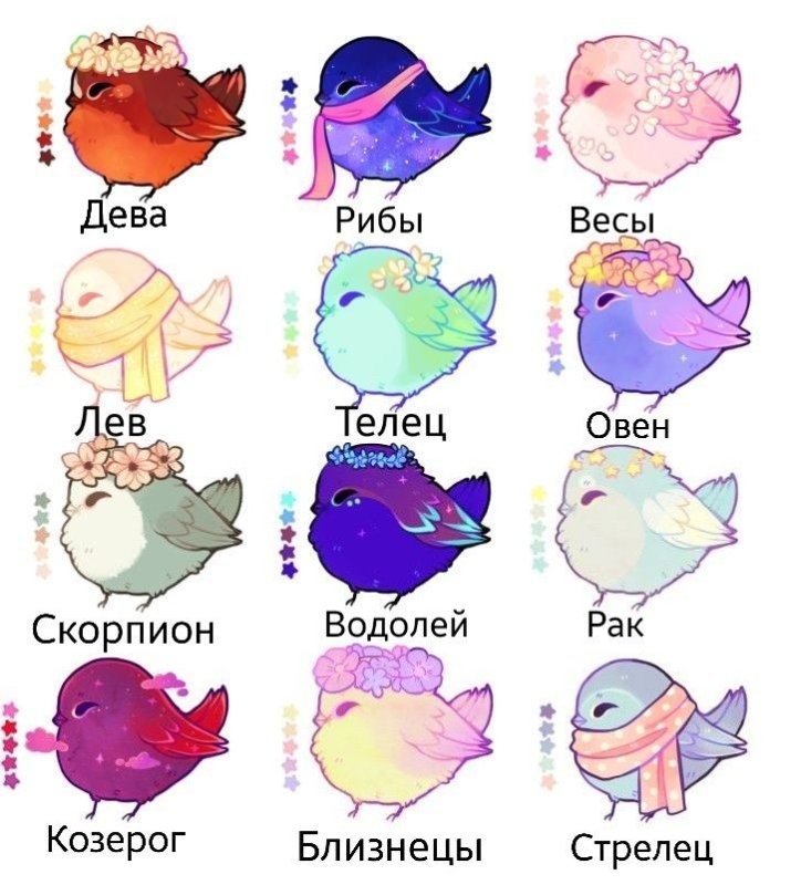Попугайчик стикер