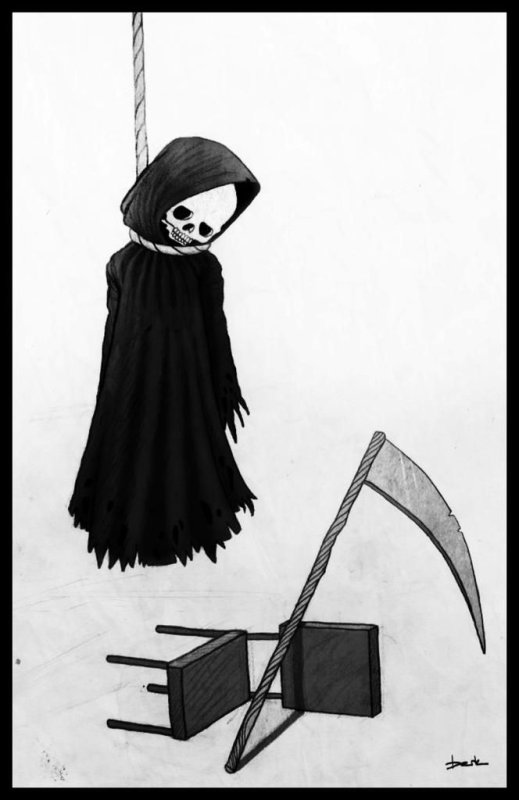 Грустные рисунки