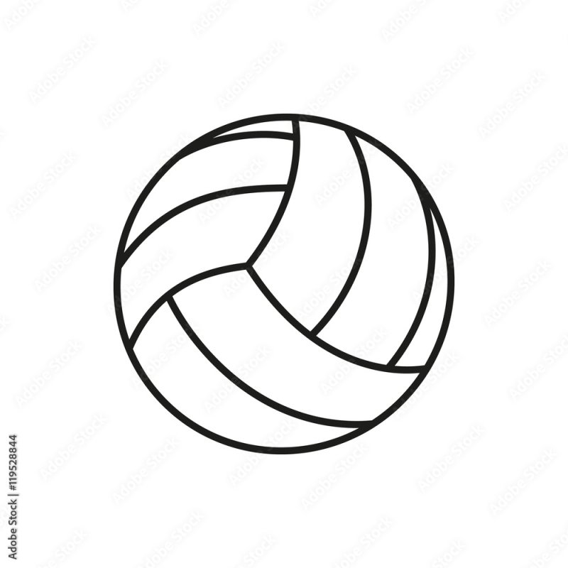 Мяч раскраска для детей