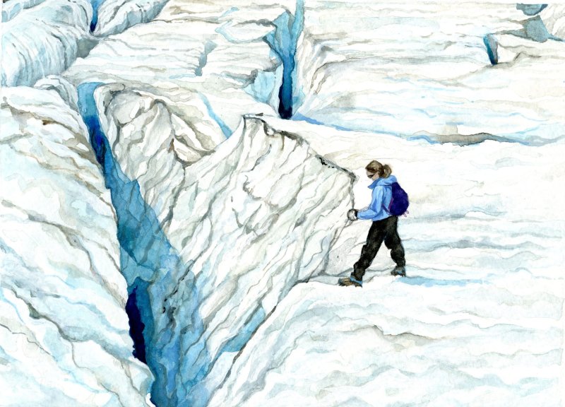 Ледник иллюстрация