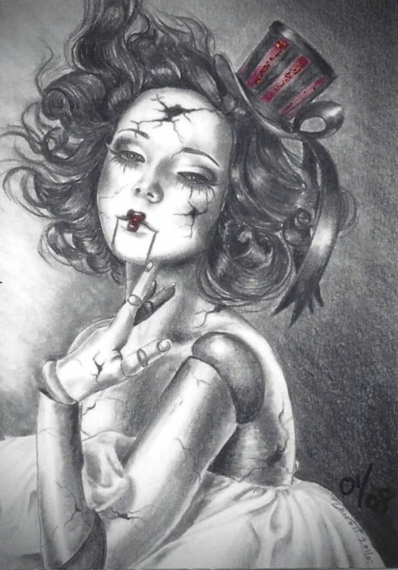 Кукла марионетка рисунок